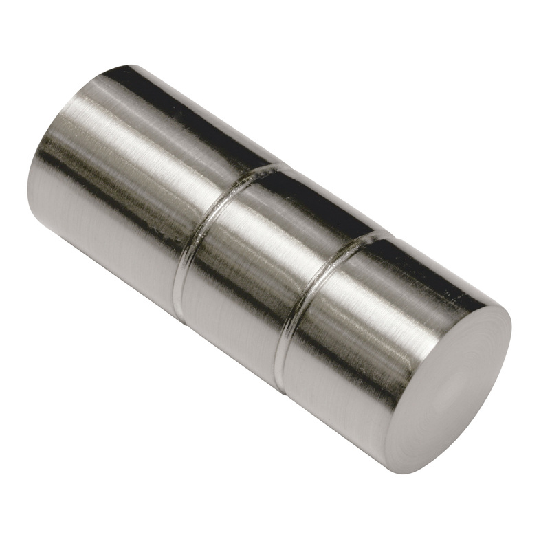Endknopf Zylinder Windsor Edelstahl-Optik