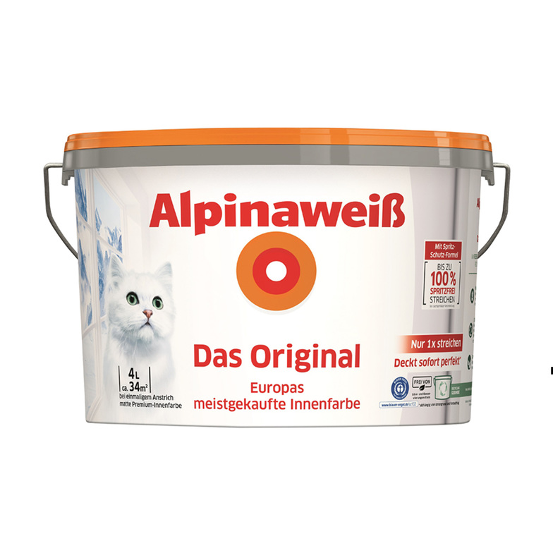 Alpinaweiß 'Das Original' spritzfrei 4 l
